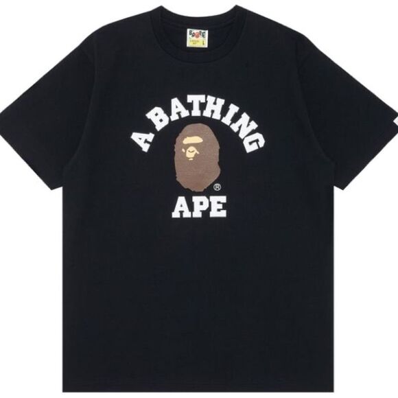 Bape bathing ape I LOVE BAPE COLLEGE‎ TEE LADIES size M  NWT in packaging - Picture 1 of 6